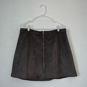 Suede Skirt